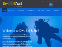 Tablet Screenshot of diveskisurf.com